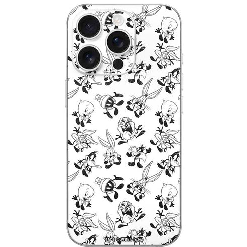 Looney Tunes Big Head Pattern iPhone 16 Pro Skin